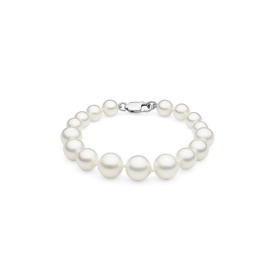 Bransoletka kolor biały perła 6 - 12 mm