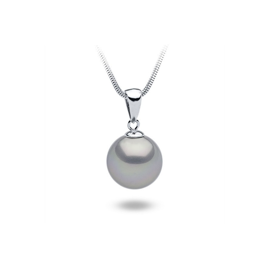 Wisiorek srebrny perła 14 mm