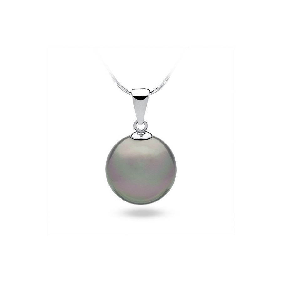 Wisiorek srebrny perła 16 mm