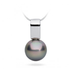 Wisiorek srebrny perła 12 mm