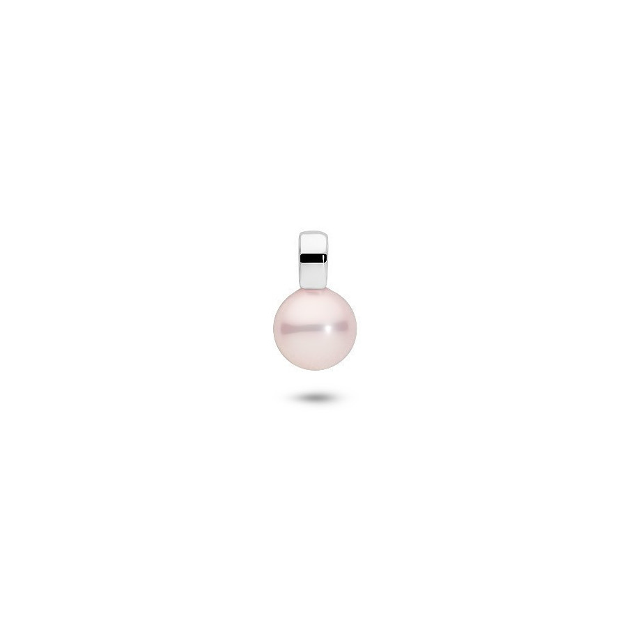 Wisiorek różowy perła 10 mm