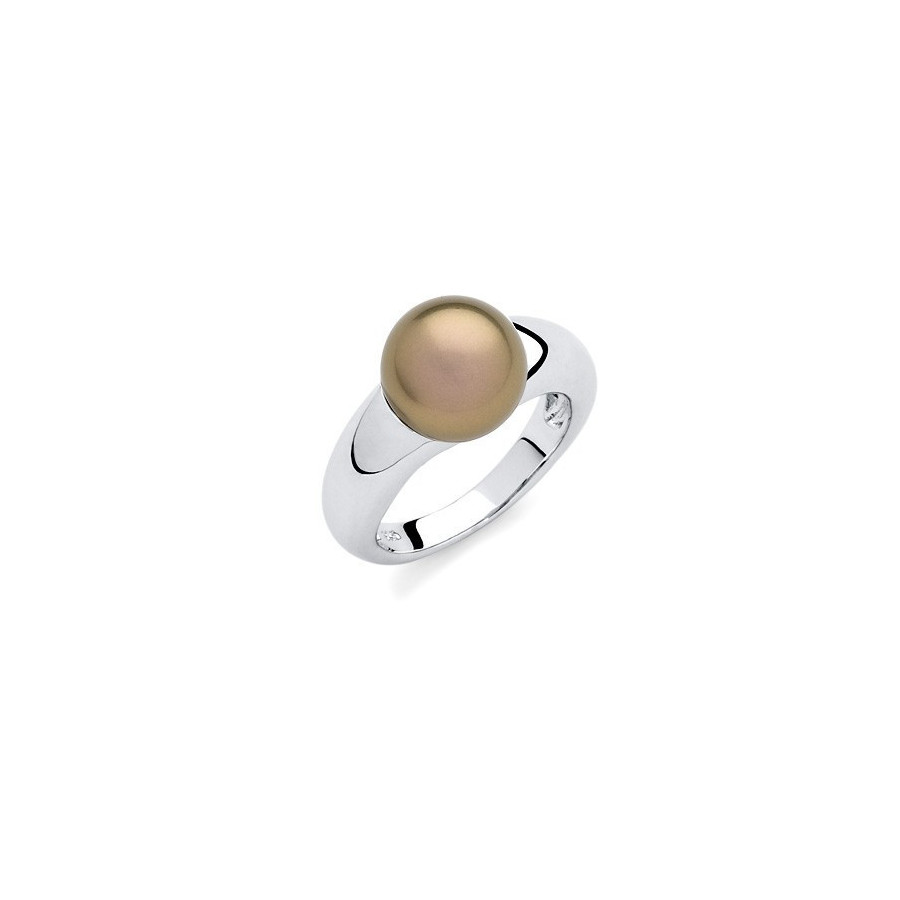 Pierścionek złoty-antyczny perła 10 mm
