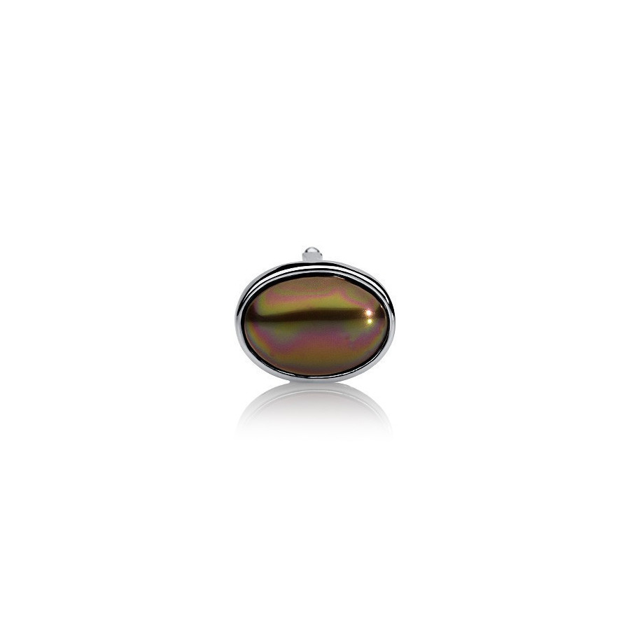 Charms 13 x 18 mm brązowy-ciemny perła