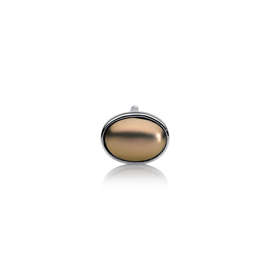 Charms 13 x 18 mm złoty-antyczny perła
