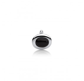 Charms 6 x 8 mm czarny perła