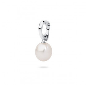 Charms biały perła 10 mm