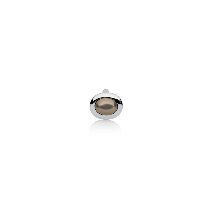 Charms 6 x 8 mm złoty-antyczny perła