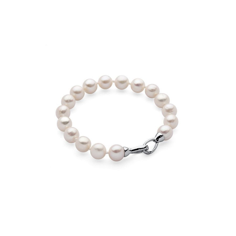 Bransoletka kolor biały perła 10 x 11 mm